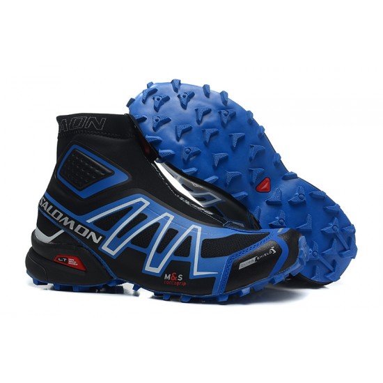 Salomon Snowcross CS Trail Running Black Blue For Men
