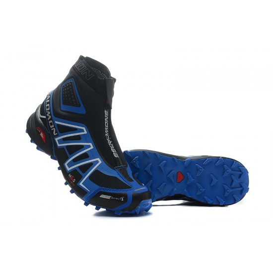 Salomon Snowcross CS Trail Running Black Blue For Men