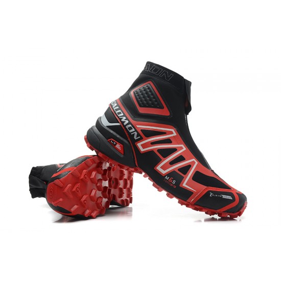 Salomon Snowcross CS Trail Running Black Red For Men