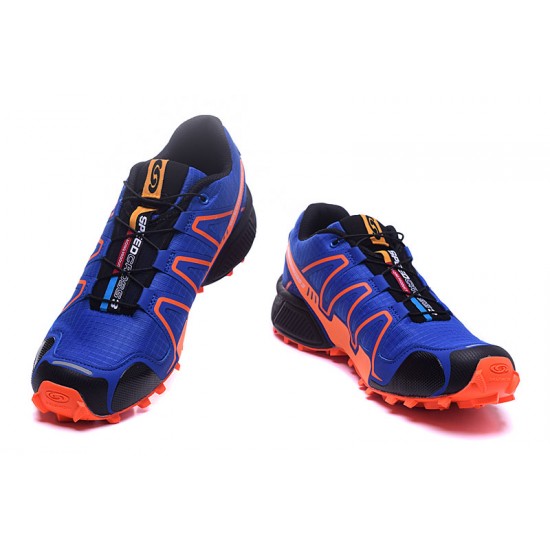 Salomon Speedcross 3 CS Trail Running Blue Orange For Men