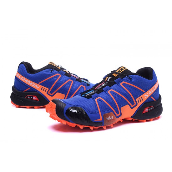 Salomon Speedcross 3 CS Trail Running Blue Orange For Men
