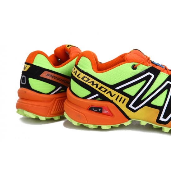 Salomon Speedcross 3 CS Trail Running Fluorescent Green Orange For Men