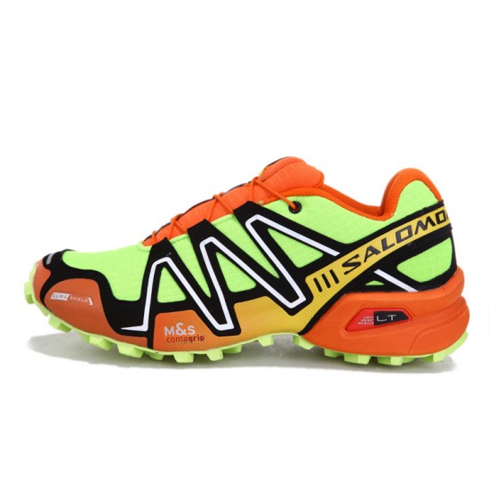 Salomon Speedcross 3 CS Trail Running Fluorescent Green Orange For Men