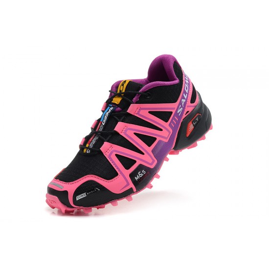 Salomon Speedcross 3 CS Trail Running Black Pink For Women