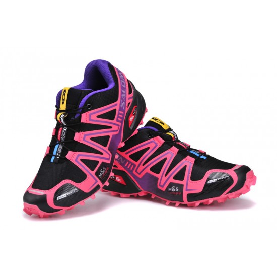 Salomon Speedcross 3 CS Trail Running Black Pink For Women