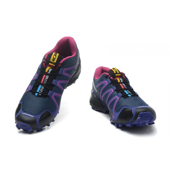 Salomon Speedcross 3 CS Trail Running Blue Purple For Women