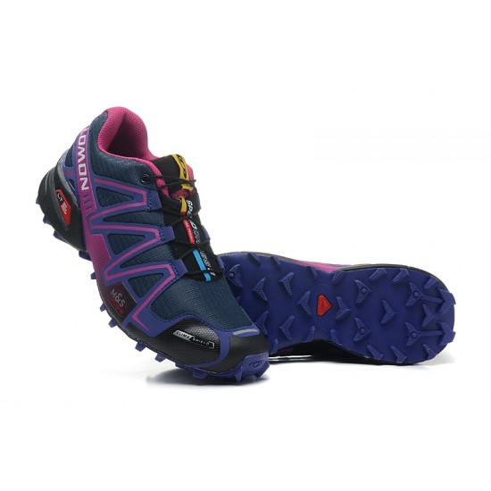 Salomon Speedcross 3 CS Trail Running Blue Purple For Women