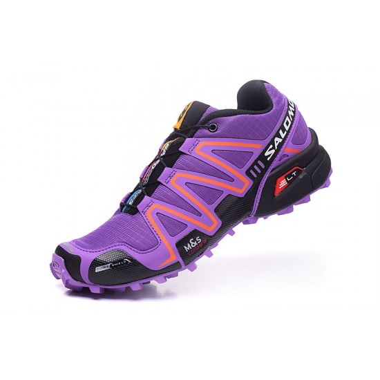 Salomon Speedcross 3 CS Trail Running Purple Orange For Women