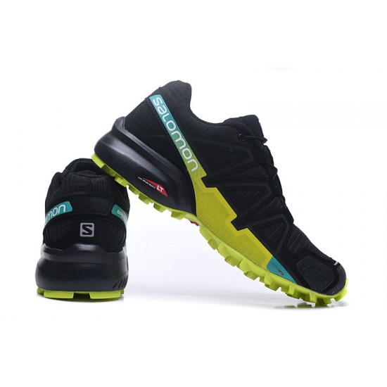 Salomon Speedcross 4 Trail Running Black Fluorescent Green For Men