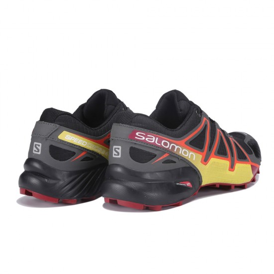 Salomon Speedcross 4 Trail Running Black Orange For Men