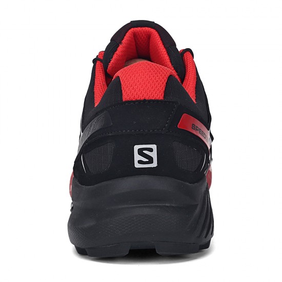 Salomon Speedcross 4 Trail Running Black Red For Men
