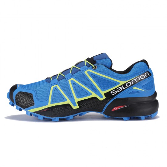 Salomon Speedcross 4 Trail Running Blue Yellow For Men
