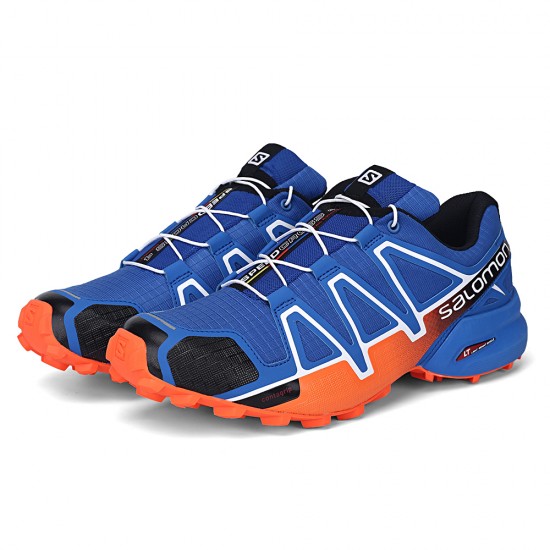 Salomon Speedcross 4 Trail Running Orange Blue For Men