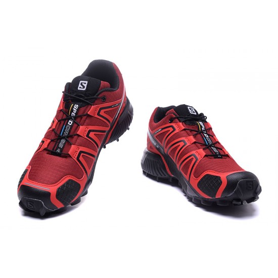 Salomon Speedcross 4 Trail Running Red Black For Men