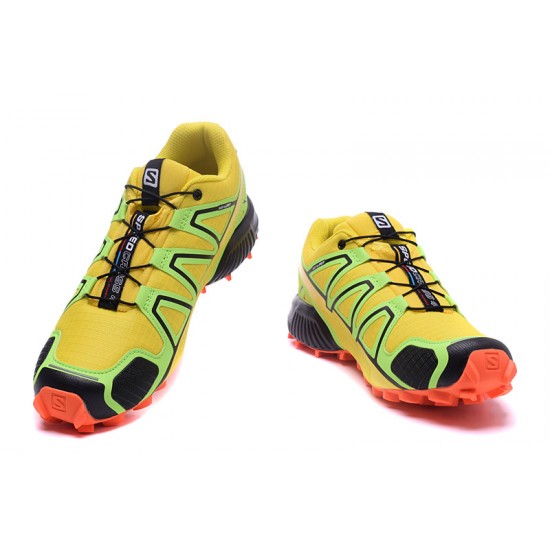 Salomon Speedcross 4 Trail Running Yellow Orange For Men