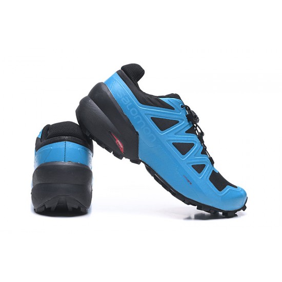 Salomon Speedcross 5 GTX Trail Running Black Blue For Men