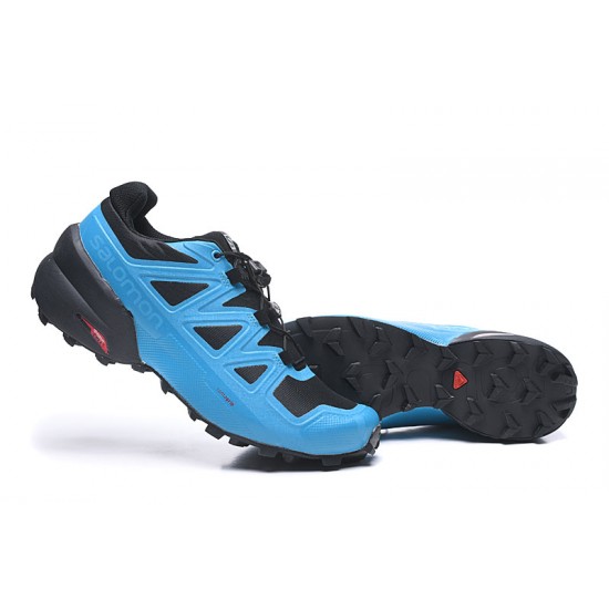 Salomon Speedcross 5 GTX Trail Running Black Blue For Men