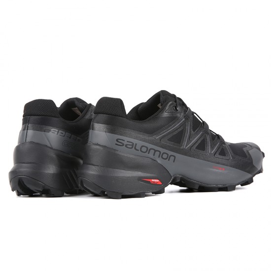 Salomon Speedcross 5 GTX Trail Running Black Deep Gray For Men