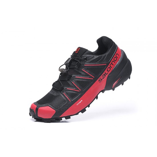 Salomon Speedcross 5 GTX Trail Running Black Red For Men