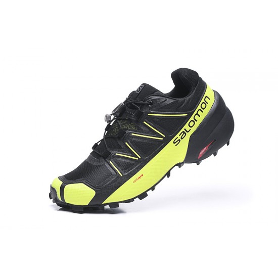 Salomon Speedcross 5 GTX Trail Running Black Yellow For Men