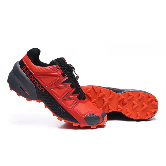 Salomon Speedcross 5 GTX Trail Running Red Black For Men
