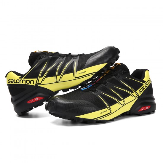 Salomon Speedcross Pro Contagrip Black Yellow For Men