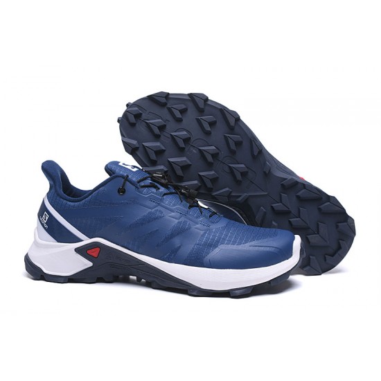 Salomon Supercross Trail Running Shoes Blue For Men
