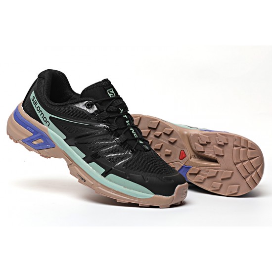 Salomon XT-Wings 2 Unisex Sportstyle Shoes In Black Seafoam For Women