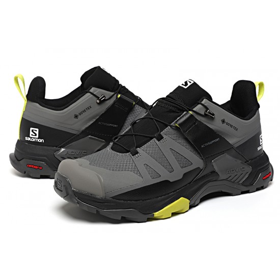 Salomon X Ultra 4 Gore-Tex Hiking Shoes In Dark Gray Black For Men