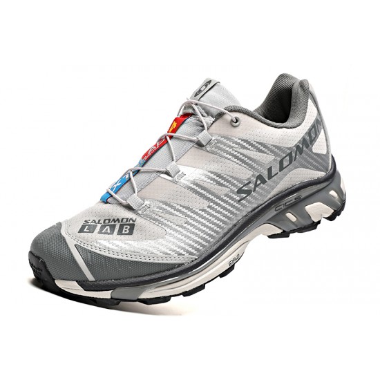Salomon XT-4 Advanced Unisex Sportstyle Shoes In Silver Gray For Men