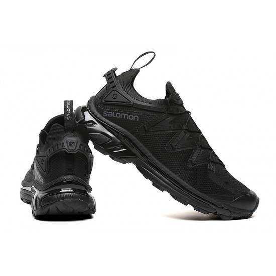 Salomon XT-Rush Unisex Sportstyle Shoes In Full Black For Men