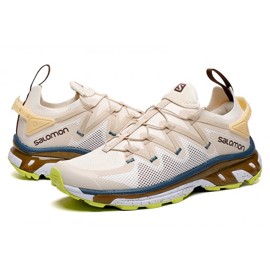 Salomon XT-Rush Unisex Sportstyle Shoes In White Sand For Men