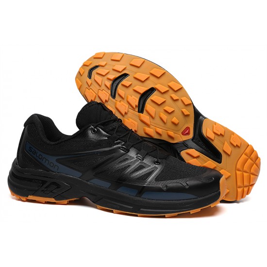 Salomon XT-Wings 2 Unisex Sportstyle Shoes In Black Blue For Men
