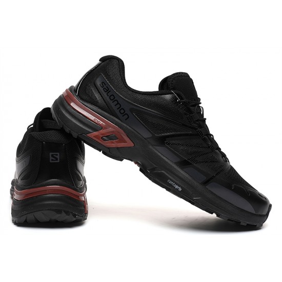 Salomon XT-Wings 2 Unisex Sportstyle Shoes In Black Red For Men