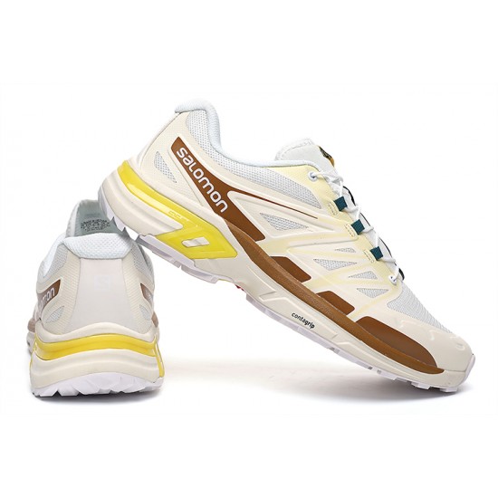 Salomon XT-Wings 2 Unisex Sportstyle Shoes In White Sand For Men